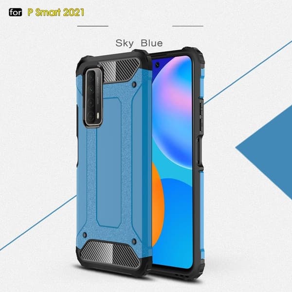 Suoja Huawei Y7A / Huawei P Smart 2021 kotelot - Sininen Blue