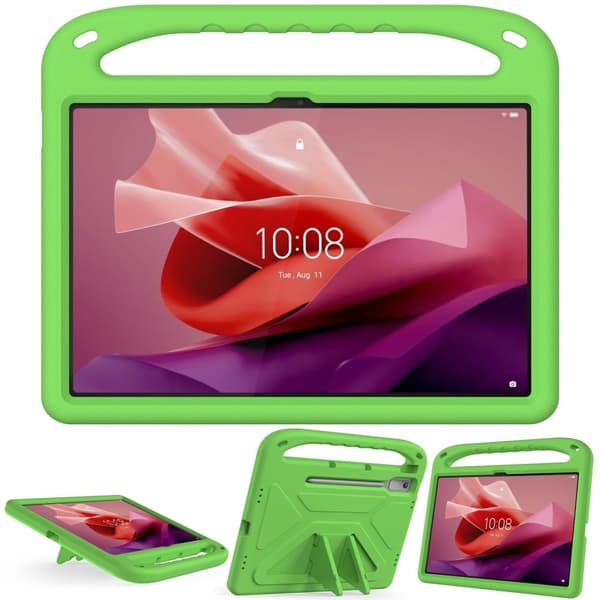 Lenovo Tab P12 EVA Case Handle Shockproof Kid-Friendly Tablet Cover - Green Green