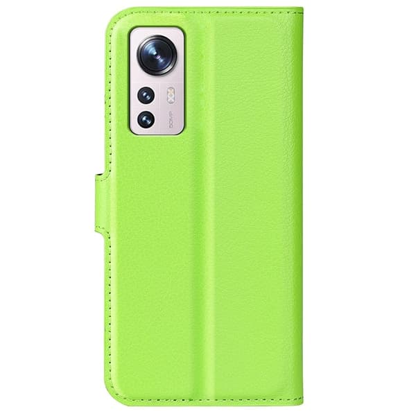 Klassisk Xiaomi 12 Lite flip etui - Grøn Green