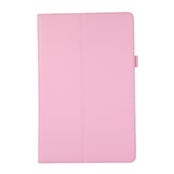 Vikbart fodral med Lichi-textur för Lenovo Tab M10 Plus (Gen 3) - Rosa Rosa