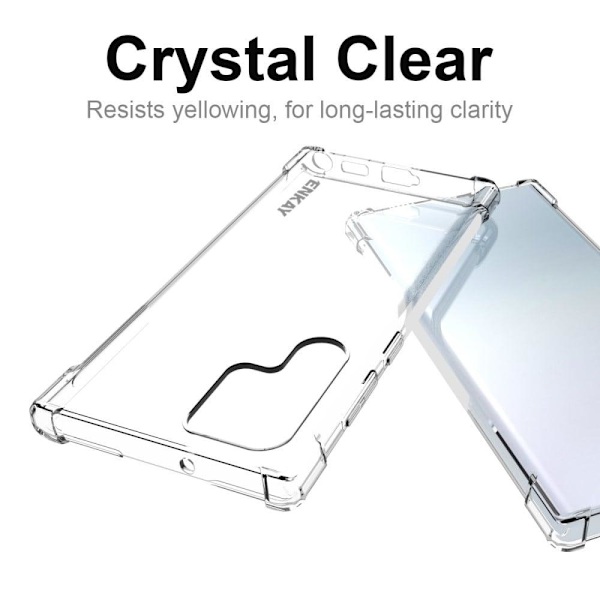 Ultrasmalt transparent fodral för Samsung Galaxy S22 Ultra Transparent