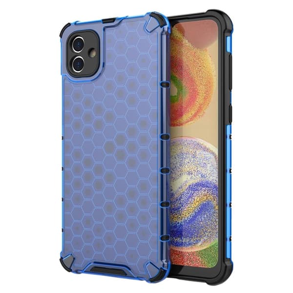 Bofink Honeycomb Samsung Galaxy A04 skal - Blå Blå