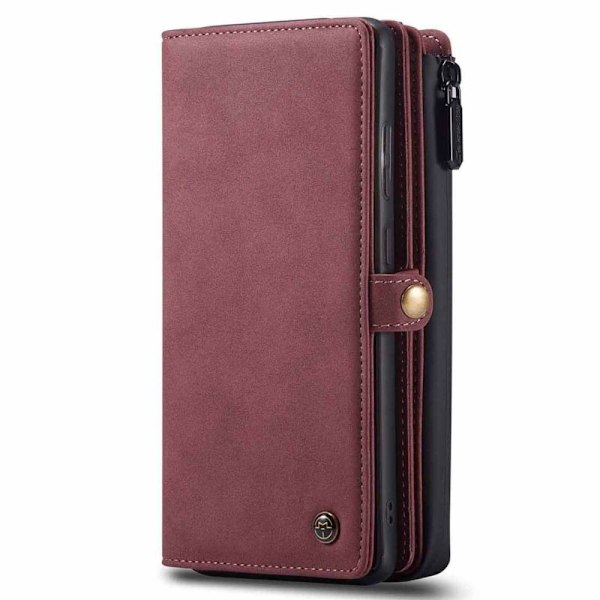 CaseMe Samsung Galaxy A72 5G 2-i-1 etui med pung - Rød Red