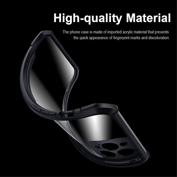 Iskunkestävä hybridikotelo iPhone 13 Pro - Musta Black