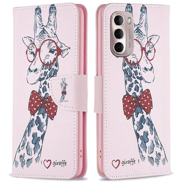 Wonderland Motorola Moto G Stylus 5G (2022) fodral -Rosa Rosa