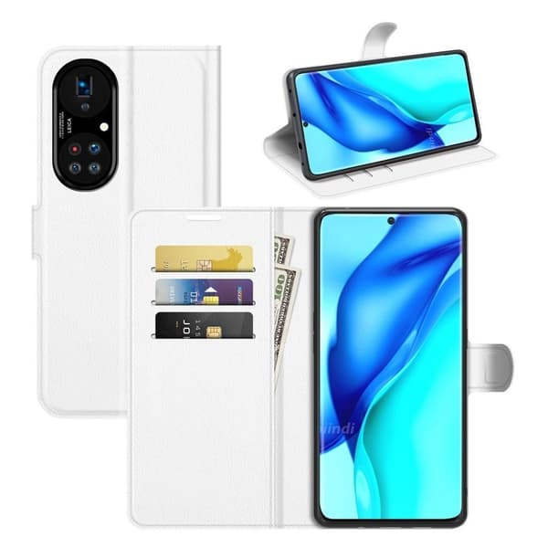 Classic Huawei P50 Pro fodral - Vit Vit
