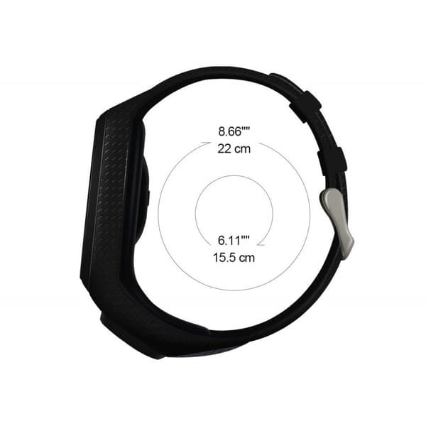 TomTom Sport Runner 2 / 3 klockarmband i silikon - Svart Svart