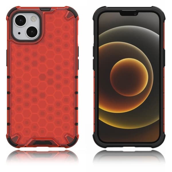 Bofink Honeycomb iPhone 13 skal - Röd Röd
