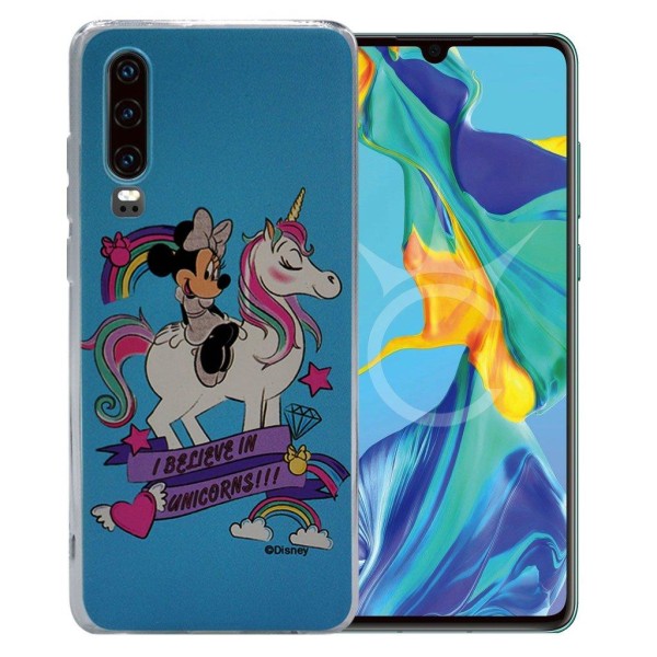 Minnie Mouse #35 Disney cover for Huawei P30 - Blue Blå