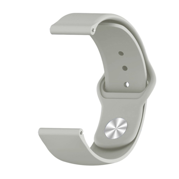 Haylou Solar simple silikone rem - grå Silver grey