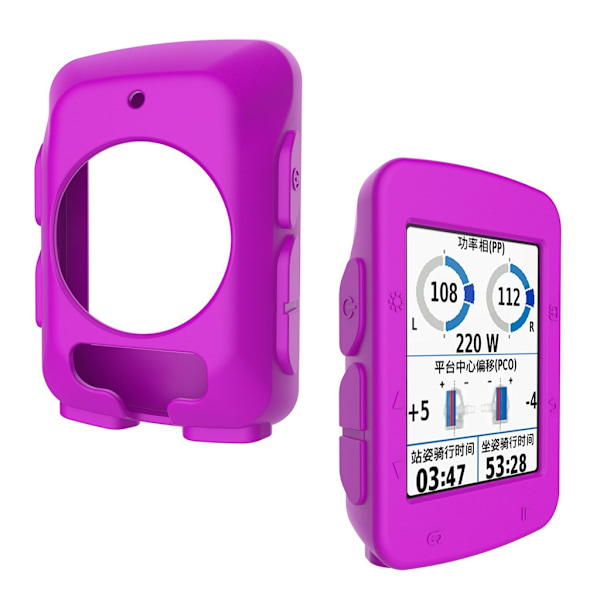 Garmin Edge 520 silikoneetui - Lilla Purple