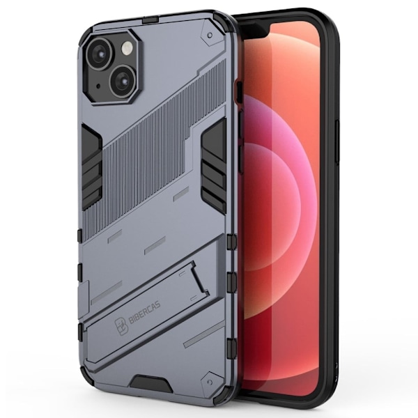 Shockproof Hybrid Suojakuori With A Modern Touch For iPhone 14 Plus - Tummansininen Blue
