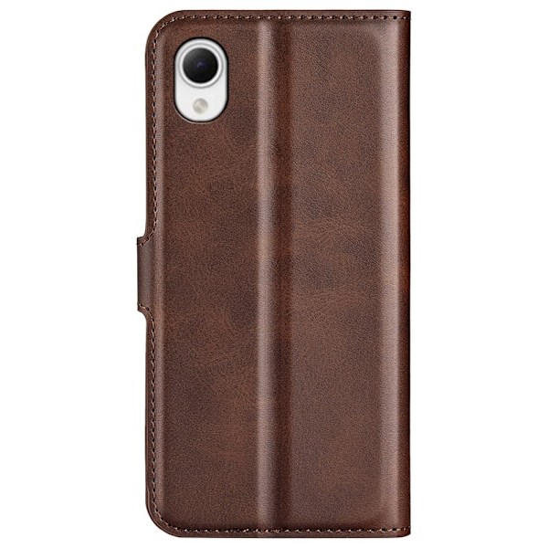 Lompakko Nahkakotelo For Samsung Galaxy A23e - Ruskea Brown