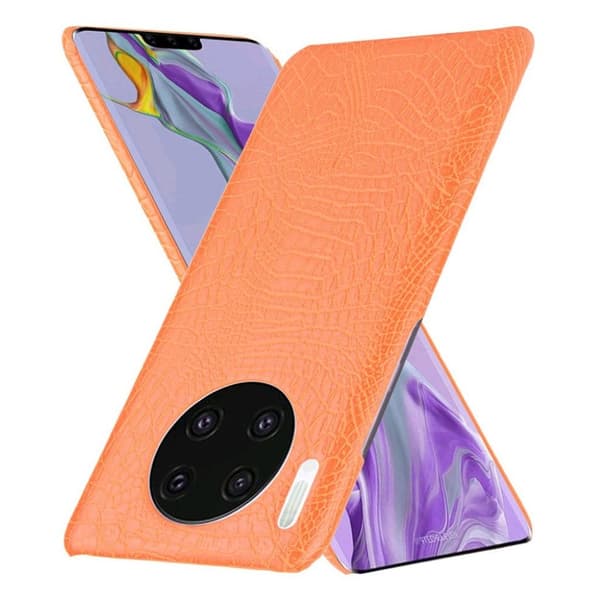 Croco Huawei Mate 30 cover - Orange Orange
