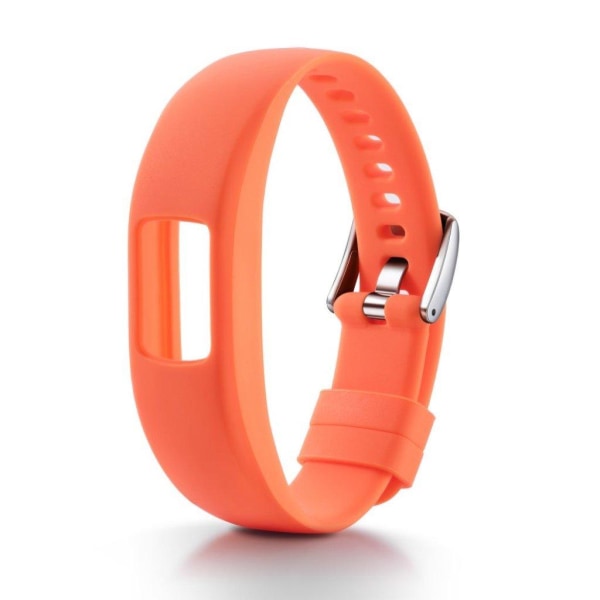 Garmin VivoFit 4 klockarmband träningsklocka i silikon elastiskt mjuk - Orange längd 23cm Orange