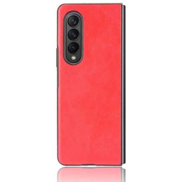 Croco Etui Samsung Galaxy Z Fold3 5G - Rød Red
