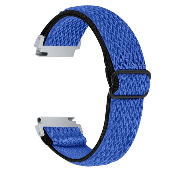 Amazfit GTR 47mm / Pace elastiskt klockarmband med justerbart spänne - Mörkblå Blå