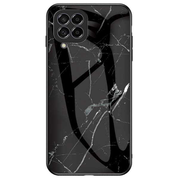 Fantasy Marmor Samsung Galaxy M53 5G skal - Svart Marmor Svart