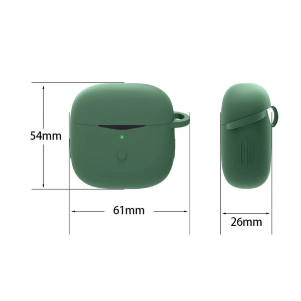 SoundPeats Air 3 silikonfodral med spänne - Svartaktig Grön Grön