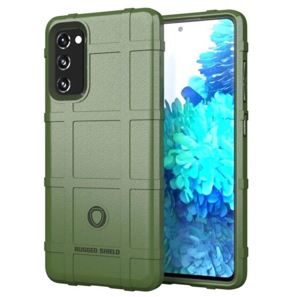 Rugged Shield Etui Samsung Galaxy S20 Fe 5g / S20 Fe - Grøn Green