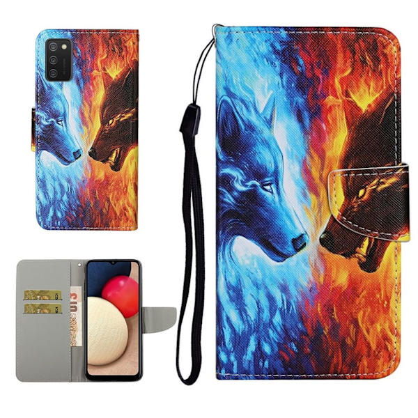 Wonderland Samsung Galaxy A02s Flippetui - Ulv Multicolor