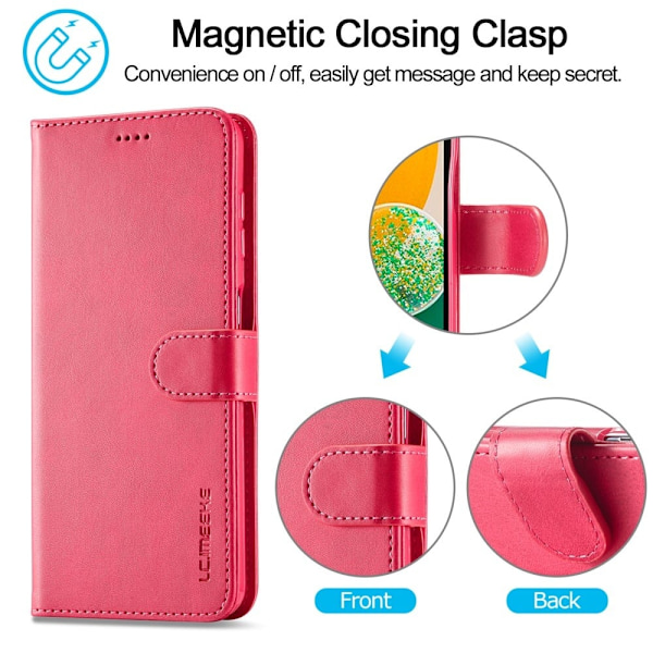 LC.Imeeke Samsung Galaxy A13 5G Flip Etui - Rød Red