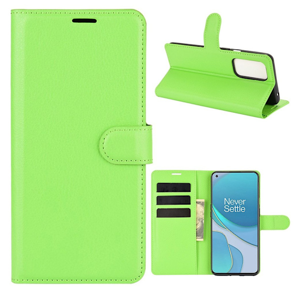Classic OnePlus 9 Flip Etui - Grøn Green