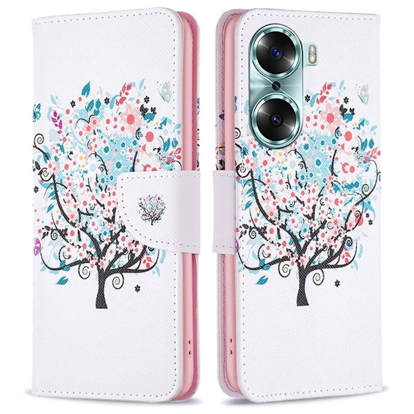 Wonderland Honor 60 flip etui - Blomstertræ Multicolor