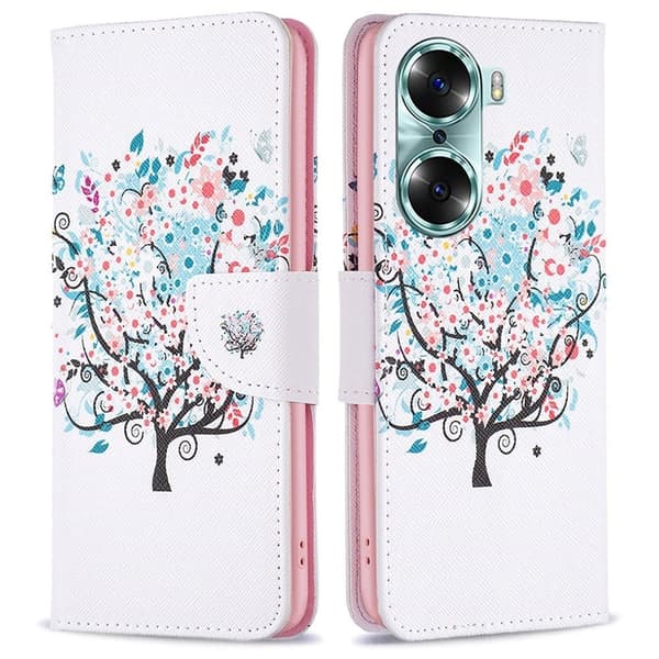Wonderland Honor 60 flip-etui - Blomstertre Multicolor