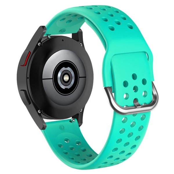 20 mm universellt klockarmband i andningsbart silikon - Mintgrön Grön