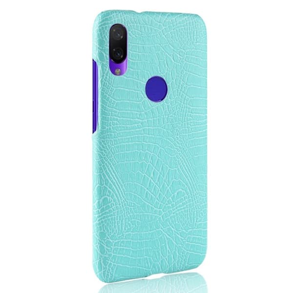 Croco cover - Xiaomi Redmi Note 7 / Note 7S – Cyan Blue