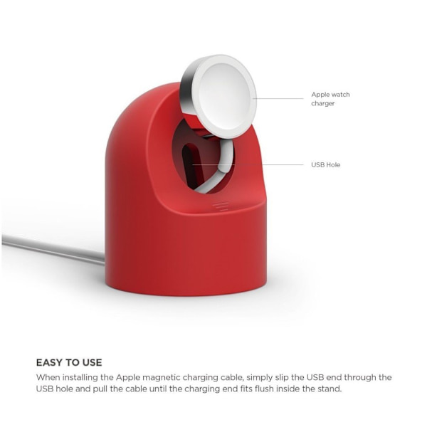 Universal Apple Watch simple unique stand - Red Röd