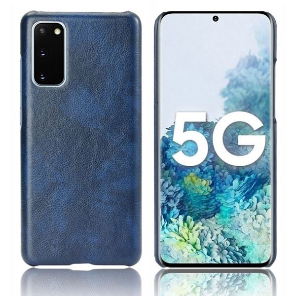 Croco Samsung Galaxy S20 FE kotelot - Sininen Blue