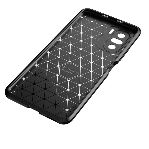 Carbon Shield Xiaomi Mi 11i / Xiaomi Redmi K40 Pro Plus / Xiaomi Redmi K40 Pro / Xiaomi Redmi K40 / Xiaomi Poco F3 kotelot - Musta Black