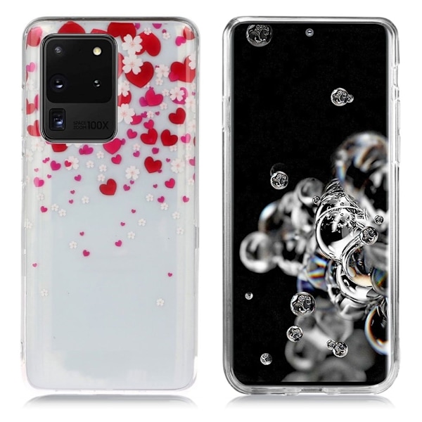 Deco Samsung Galaxy S20 Ultra skal - Hjärta Röd