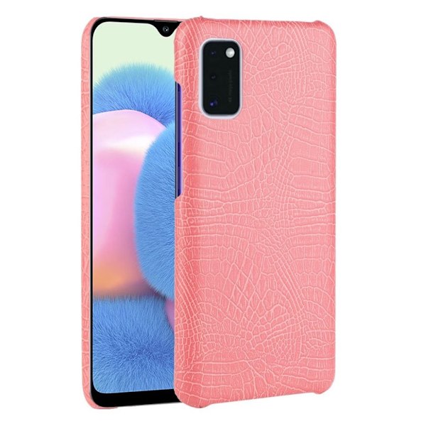 Croco kuoret - Samsung Galaxy A41 - Pinkki Pink