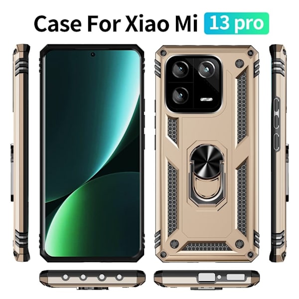 Bofink Combat Xiaomi 13 Pro Etui - Guld Gold