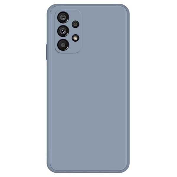 Skråt gummicover mod fald til Samsung Galaxy A73 - Grå Blå Blue