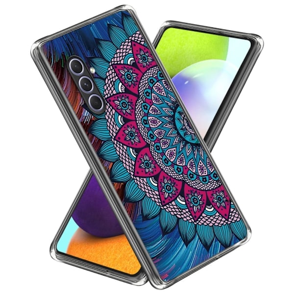 Deco Samsung Galaxy A54 deksel - Mandalablomst Multicolor