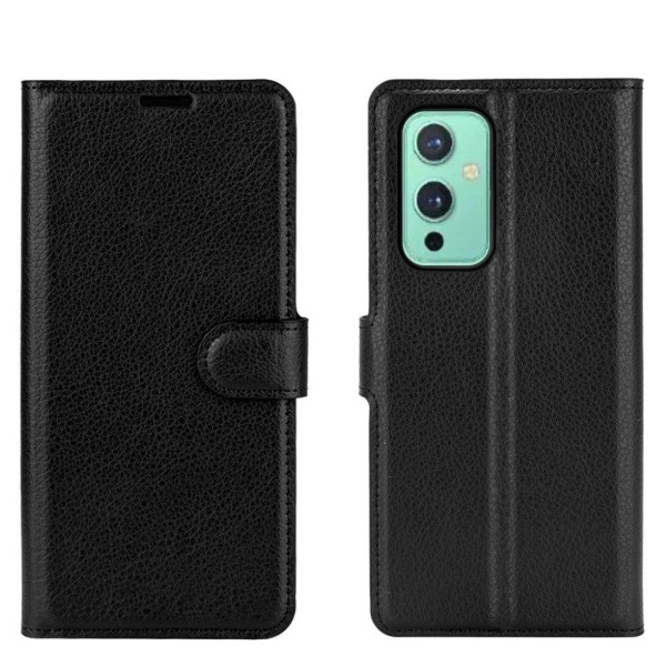 Classic OnePlus 9 flip kuoret - Musta Black