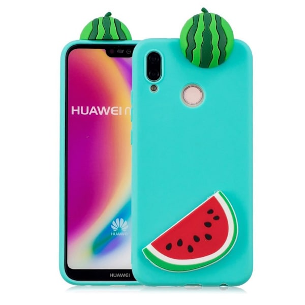 Cute 3D Huawei P20 Lite deksel - Vannmelon Multicolor