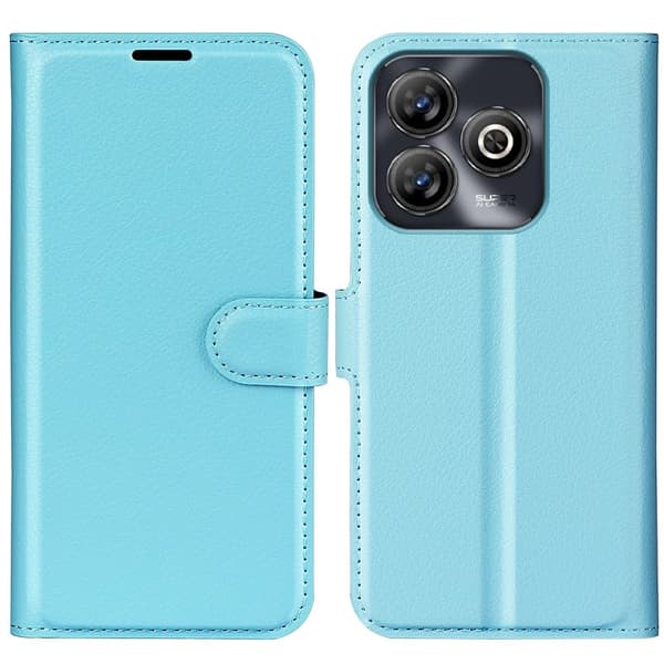 Classic ZTE Blade A75 flip kuoret - Sininen Blue
