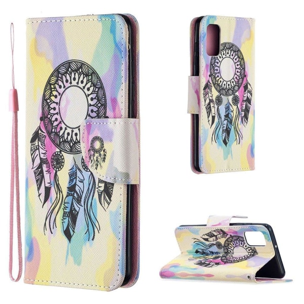 Wonderland Samsung Galaxy A72 5G Flip etui - Yellow Dream Catcher Multicolor