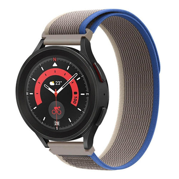 20 mm universellt nylonarmband för trail loop-klocka - Blå Blå