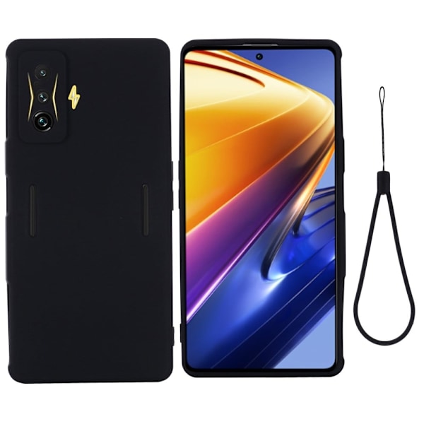 Matta nestesilikoninen kuori Xiaomi Poco F4 GT / Xiaomi Redmi K50 Gaming - Musta Black