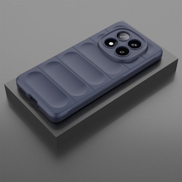 Blødt grebsformet Xiaomi Redmi Note 14 Pro Plus 5G cover - Mørkeblå Blue