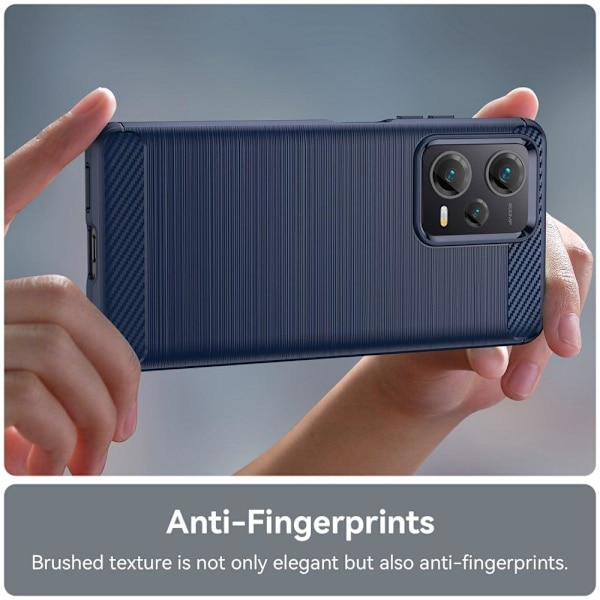 Carbon Flex Suojakotelo Xiaomi Redmi Note 12 Pro Plus - Sininen Blue