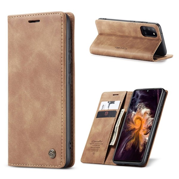 CaseMe Samsung Galaxy A31 Vintage Etui - Brun Brown