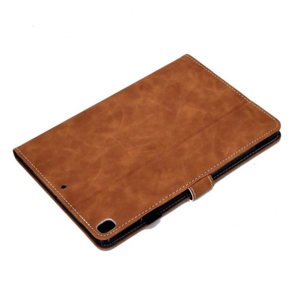 iPad 10.2 (2019) / Air (2019) solid theme leather flip case - Br Brun