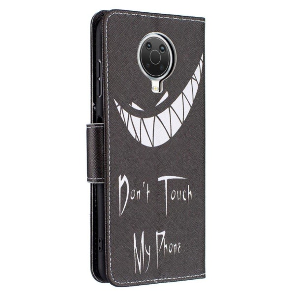 Wonderland Nokia G20 Flip etui - Do not touch my phone Black